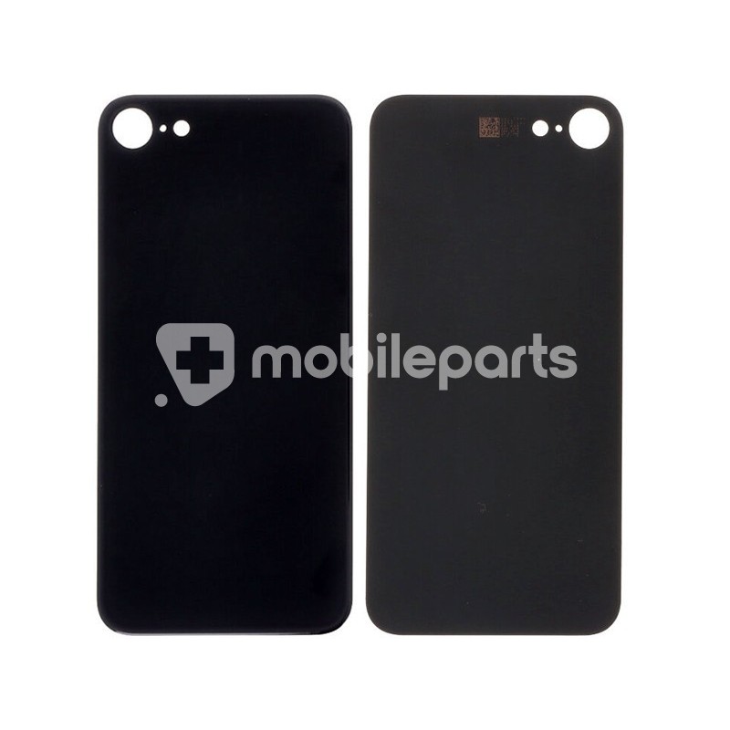 Rear Cover Black iPhone SE 2020 - SE 2022 Big Hole No Logo