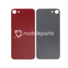 Rear Cover Red iPhone SE 2020 - SE 2022 Big Hole No Logo