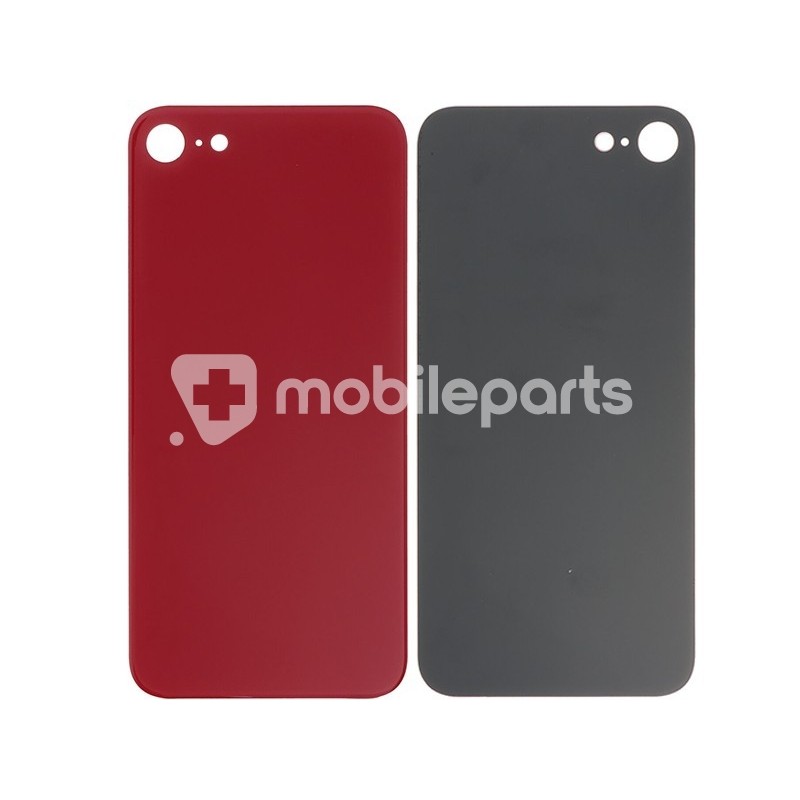 Rear Cover Red iPhone SE 2020 - SE 2022 Small Hole No Logo