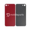Rear Cover Red iPhone SE 2020 - SE 2022 Small Hole No Logo