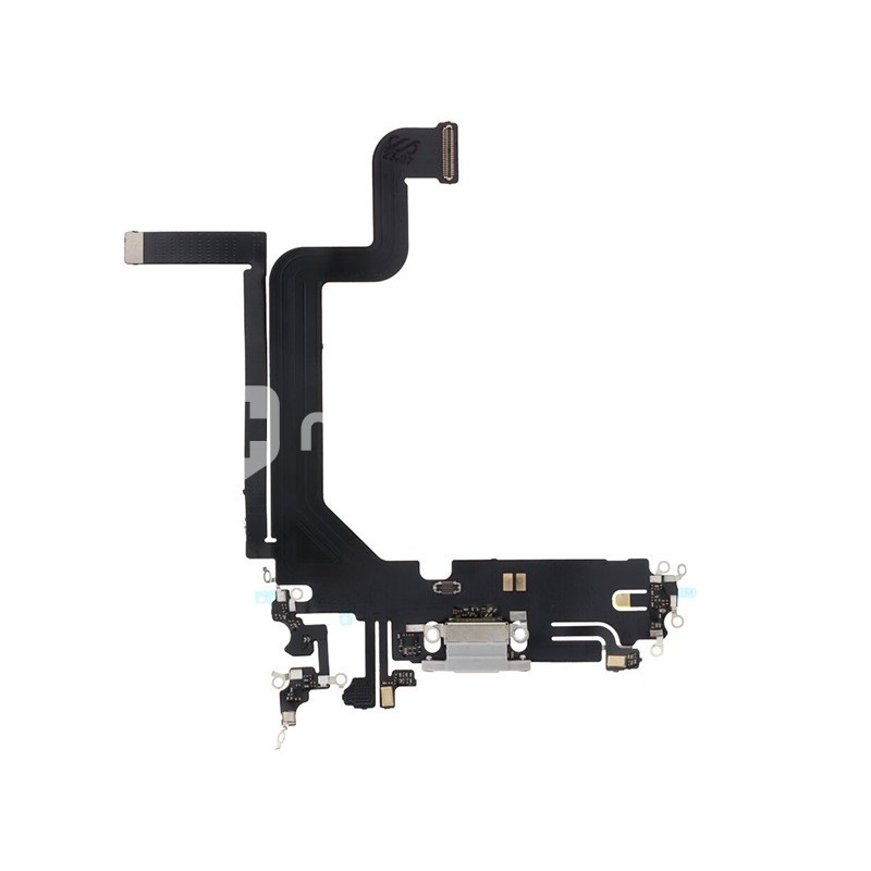 Charging Connector White Flex Cable iPhone 14 Pro Max (A)
