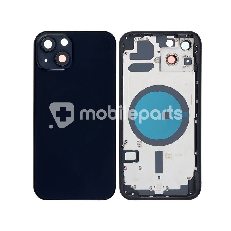 Rear Cover Black + Frame + Side Buttons iPhone 13 No Logo