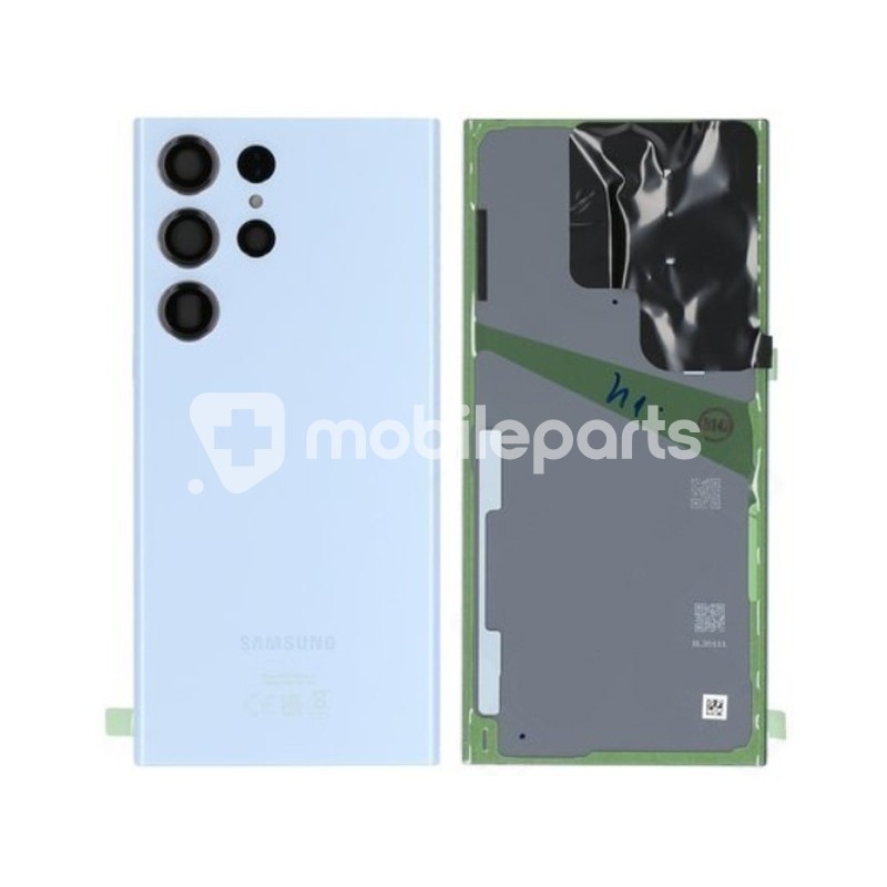Rear Cover Sky Blue + Camera Lens Samsung SM-S918 S23 Ultra Ori