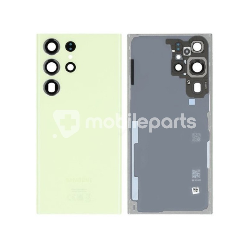 Rear Cover Lime + Camera Lens Samsung SM-S918 S23 Ultra Ori