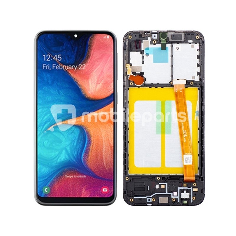 Display Touch + Frame Black Samsung SM-A202 A20e (IPS)