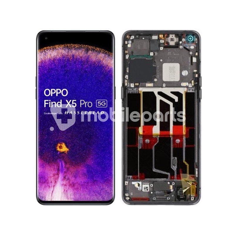Display Touch + Frame Black OPPO Find X5 Pro (PULLED)