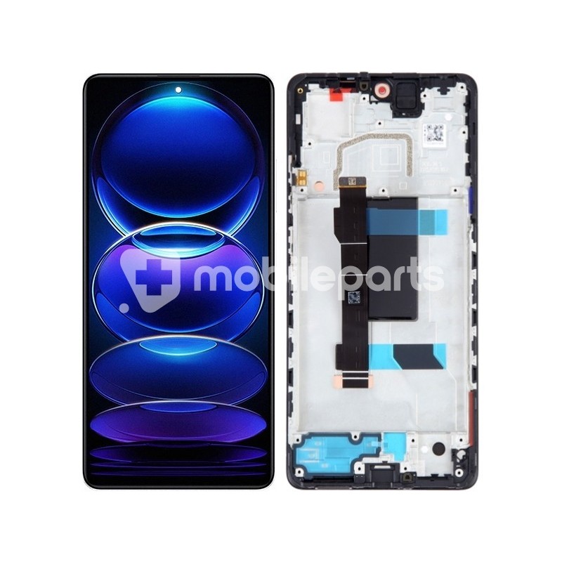 Display Touch + Frame Black Xiaomi Redmi Note 12 Pro+ 5G (PULLED)