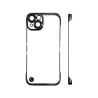 Stylish Ultra Thin Black Plating Case for iPhone 13