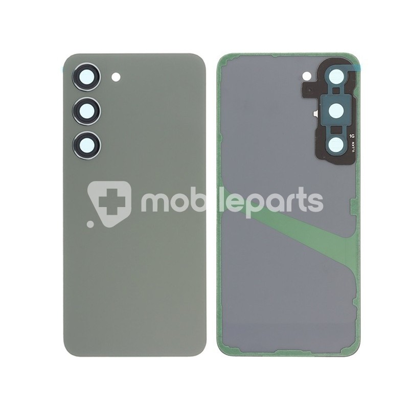 Rear Cover Green + Camera Lens Samsung SM-S911 S23 No Logo