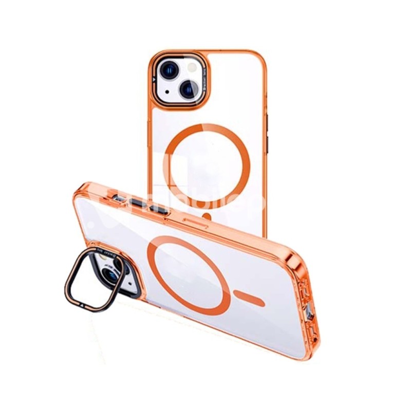 Case Transparent-Orange MagSafe iPhone 14