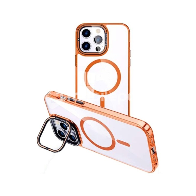 Case Transparent-Orange MagSafe iPhone 13 Pro Max