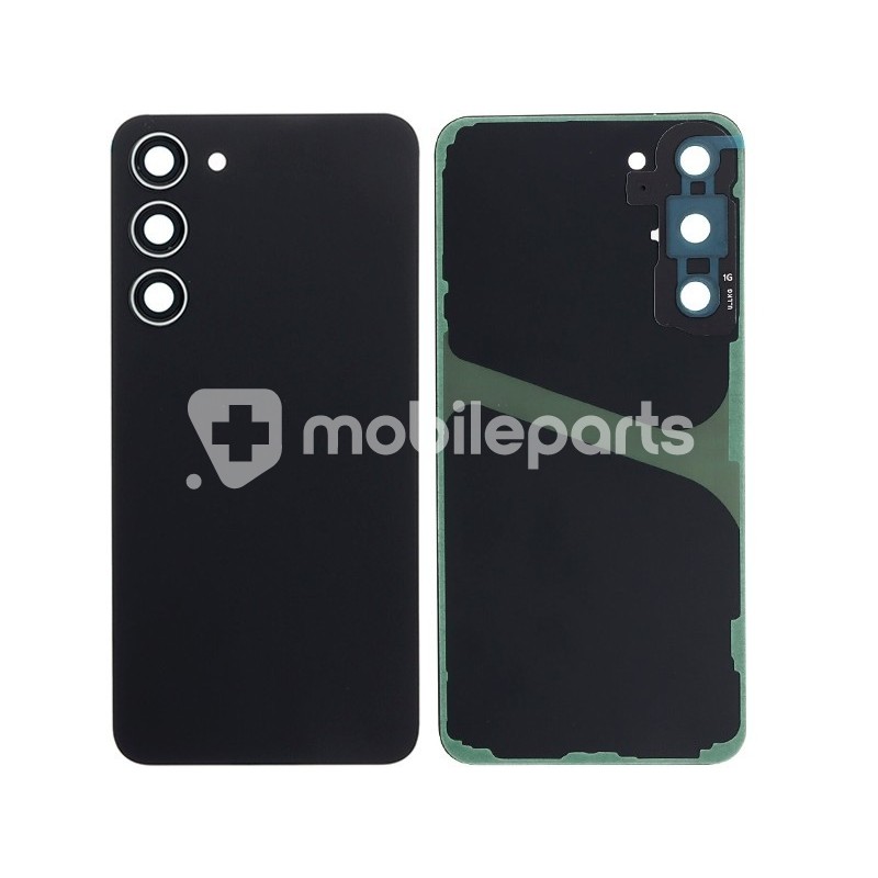 Rear Cover Black + Camera Lens Samsung SM-S916 S23+ No Logo