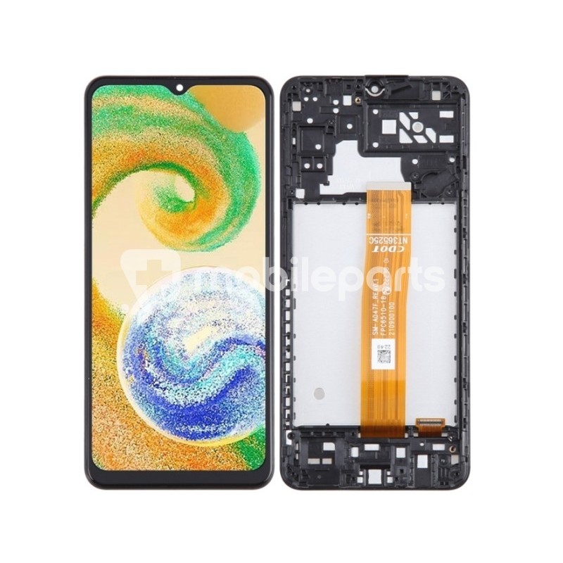 Display Touch + Frame Black Samsung SM-A047F A04s (IPS)