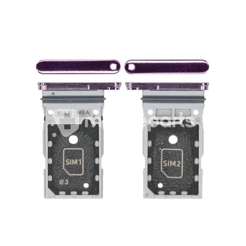 Dual Sim Card Tray Lavender Samsung SM-S911 23 - S916 S23+