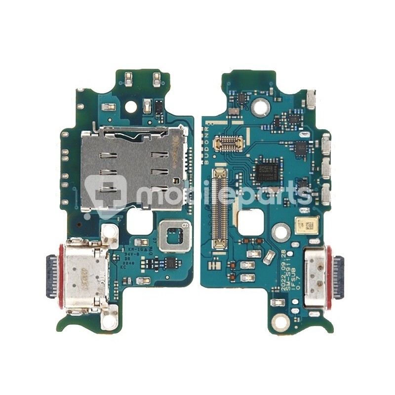 Charging Connector + Board Samsung SM-S911B S23 (PULLED)