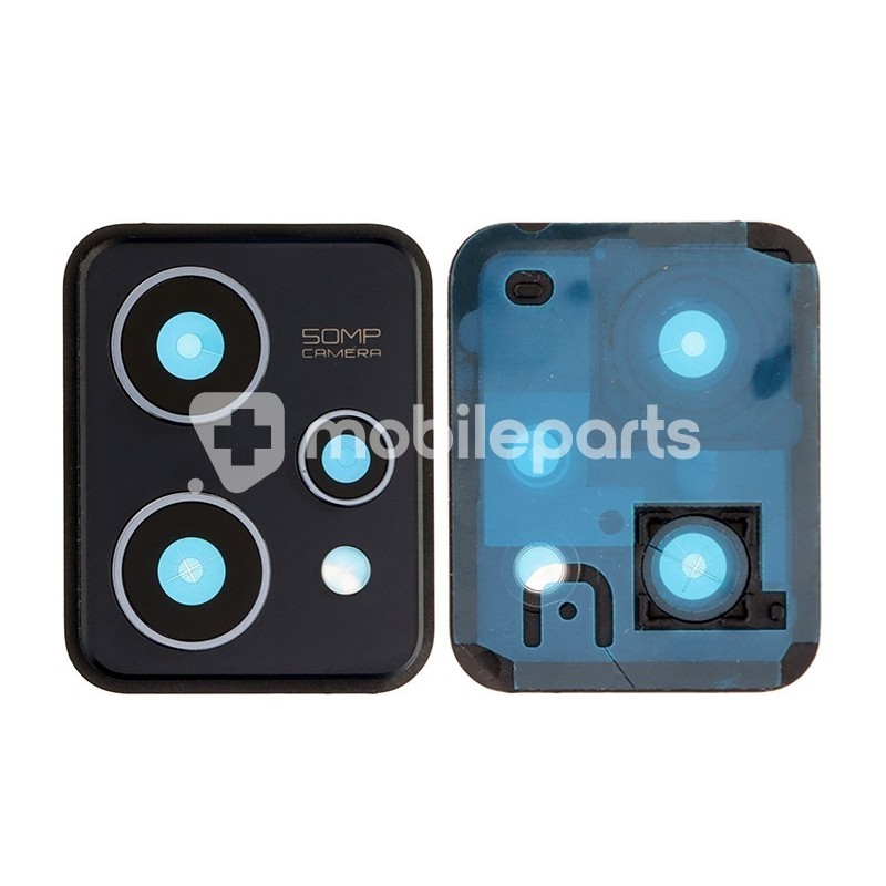 Rear Camera Lens + Frame Black Realme 9 5G