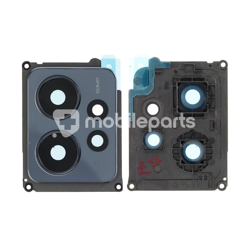 Rear Camera Lens + Frame Onyx Gray Xiaomi Redmi Note 12 4G