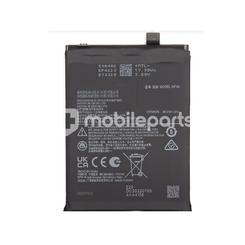 Battery NF45 4610mAh Moto Edge 30 Ultra No Logo