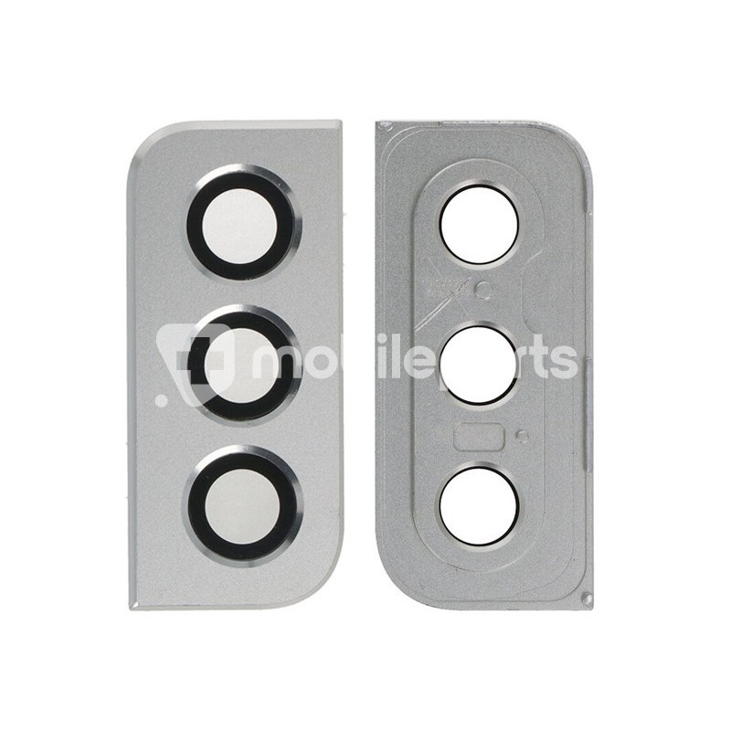 Rear Camera Lens + Frame White Samsung SM-G991 S21 5G