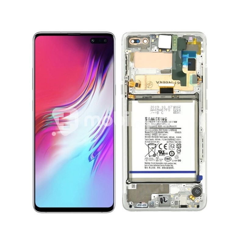 Display Touch + Frame Silver Samsung SM-G977 S10 5G Ori