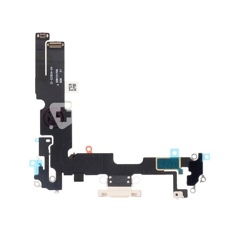 Charging Connector Flex Cable White iPhone 14 Plus (PULLED)