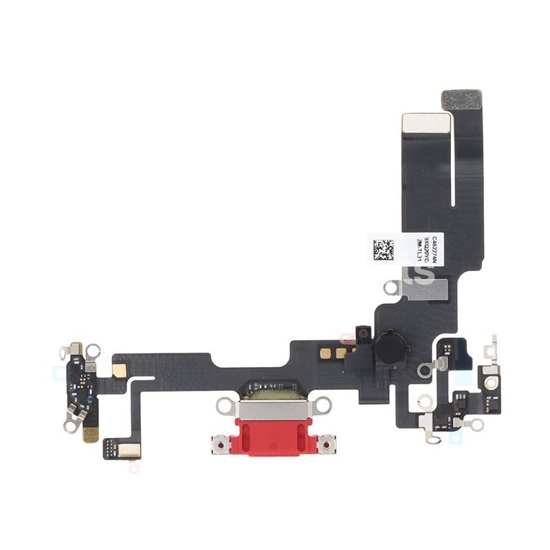 Charging Connector Flex Cable Red iPhone 14 (PULLED)