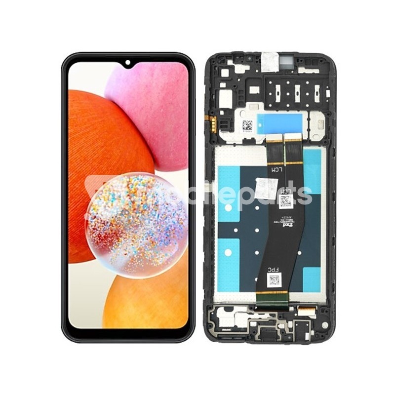 Display Touch + Frame Black Samsung SM-A145R - A145P A14 Ori