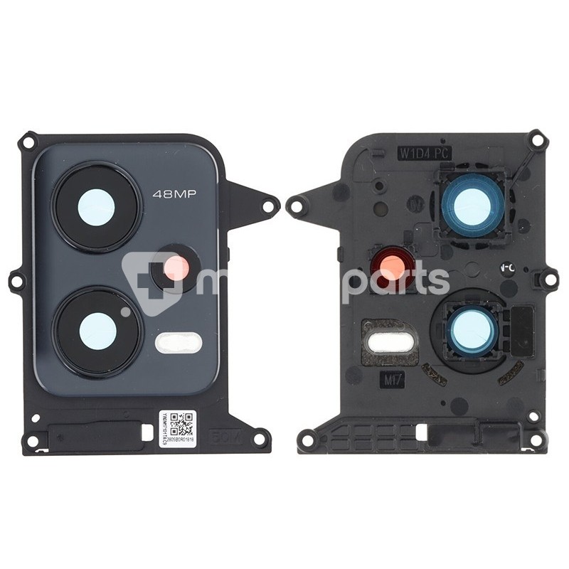 Rear Camera Lens + Frame Black Xiaomi Redmi Note 12 5G