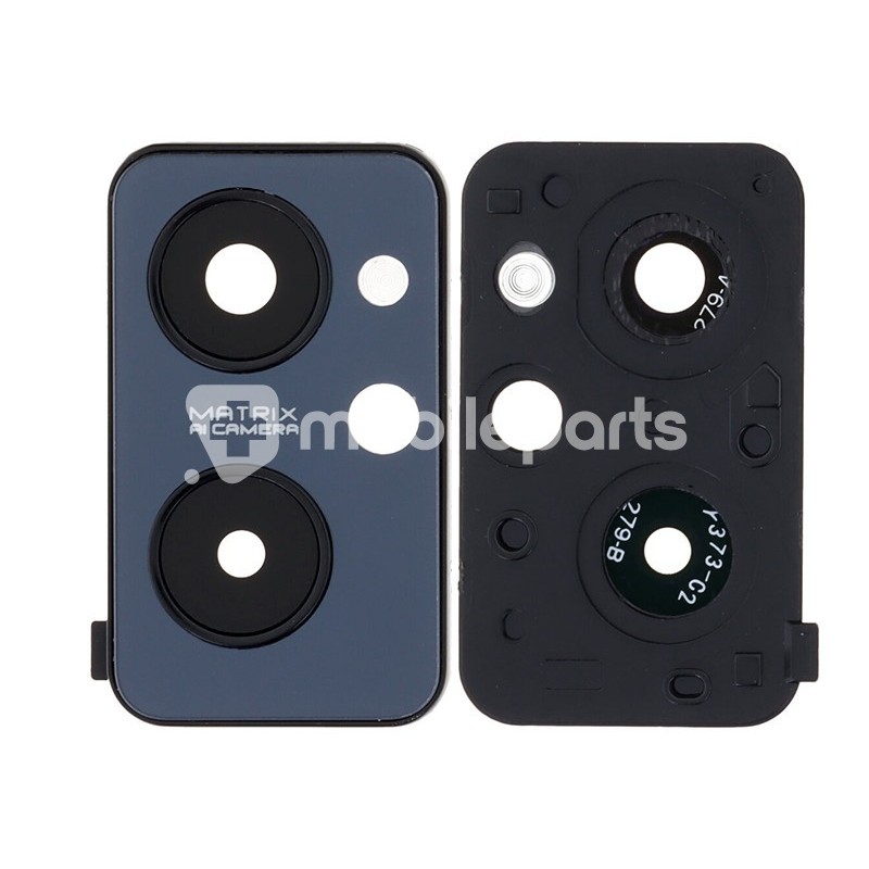 Rear Camera Lens + Frame Black Realme 9i 4G