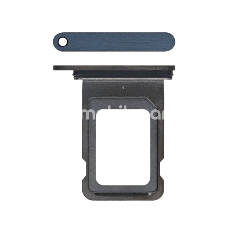 Single Sim Card Tray Blue Titanium iPhone 15 Pro - 15 Pro Max