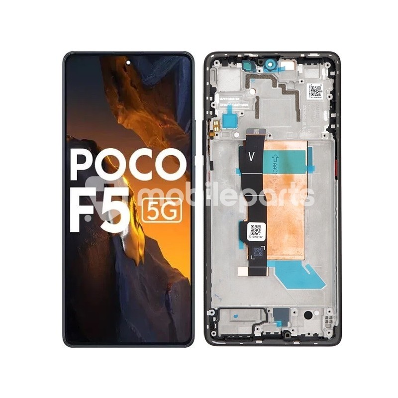 Display Touch + Frame Black Xiaomi Poco F5 (Pulled)