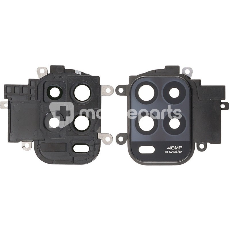 Rear Camera Lens + Frame Black Xiaomi Mi 10 Lite