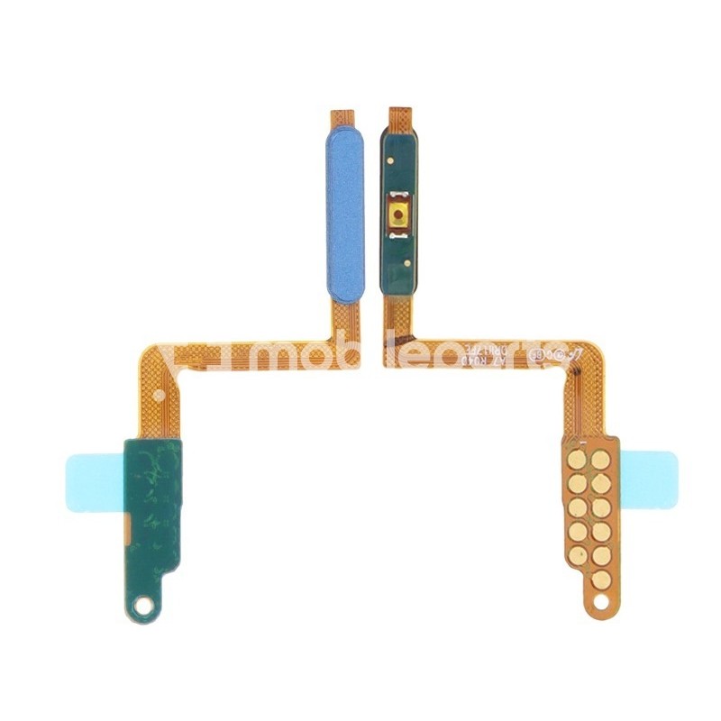 Power + Fingerprint Flex Cable Blue Samsung SM-A750 A7 2018