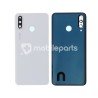 Rear Cover White + Camera Lens Huawei P30 Lite 48 MPX No Logo
