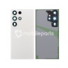 Rear Cover Cream + Camera Lens Samsung SM-S918 S23 Ultra No Logo