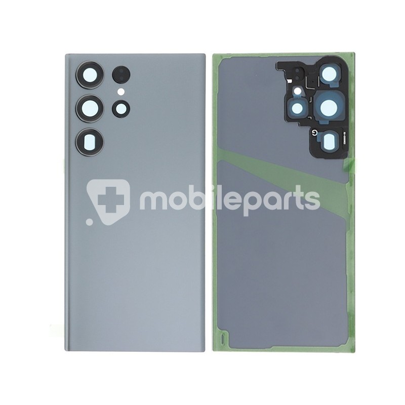 Rear Cover Graphite + Camera Lens Samsung SM-S911 S23 No Logo