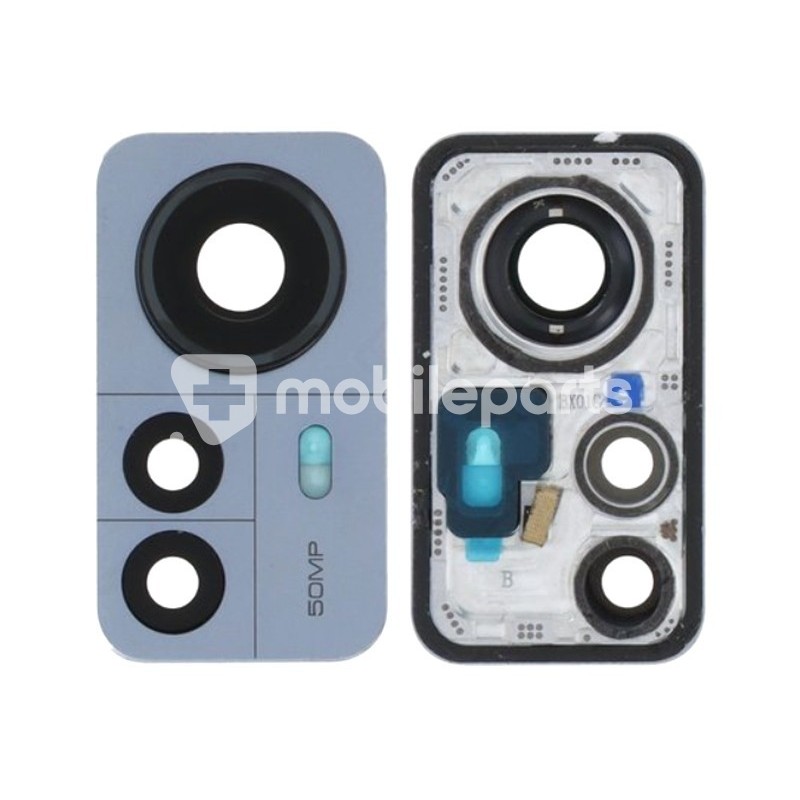 Rear Camera Lens + Frame Blue Xiaomi 12 Pro
