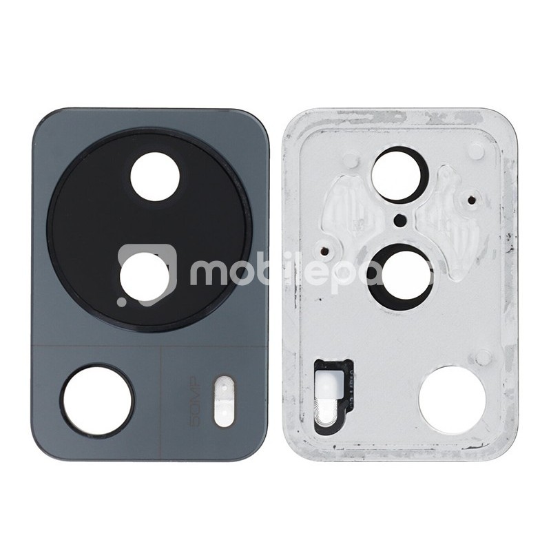 Rear Camera Lens + Frame Black Xiaomi 13 Lite