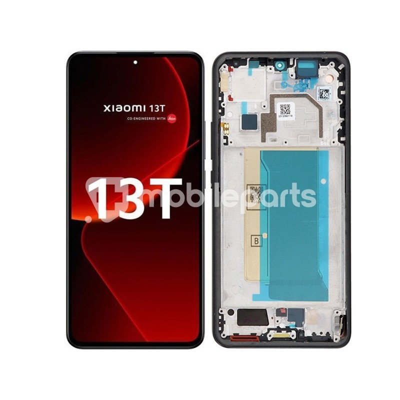 Display Touch + Frame Black Xiaomi 13T (Pulled)