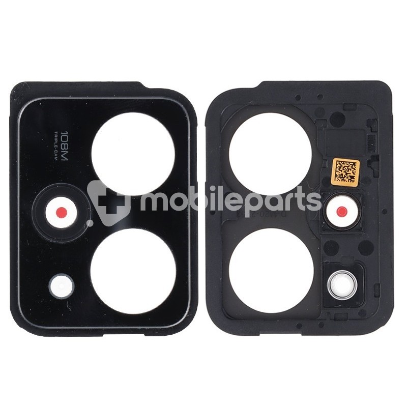 Rear Camera Lens + Frame Black Xiaomi Poco X5 Pro