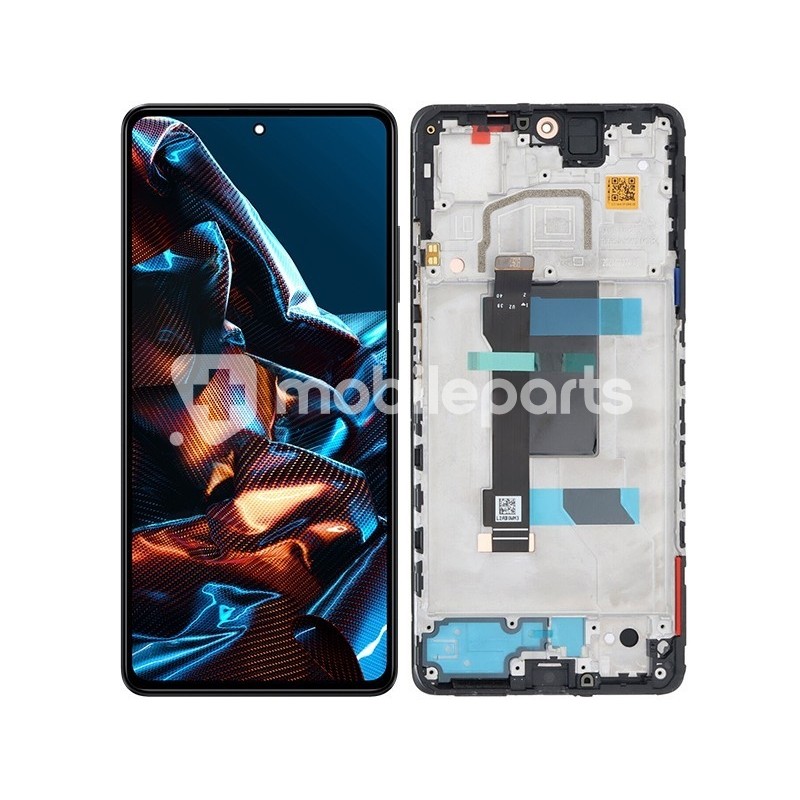 Display Touch + Frame Black Xiaomi Poco X5 Pro 5G - Redmi Note 12 Pro 5G (PULLED)