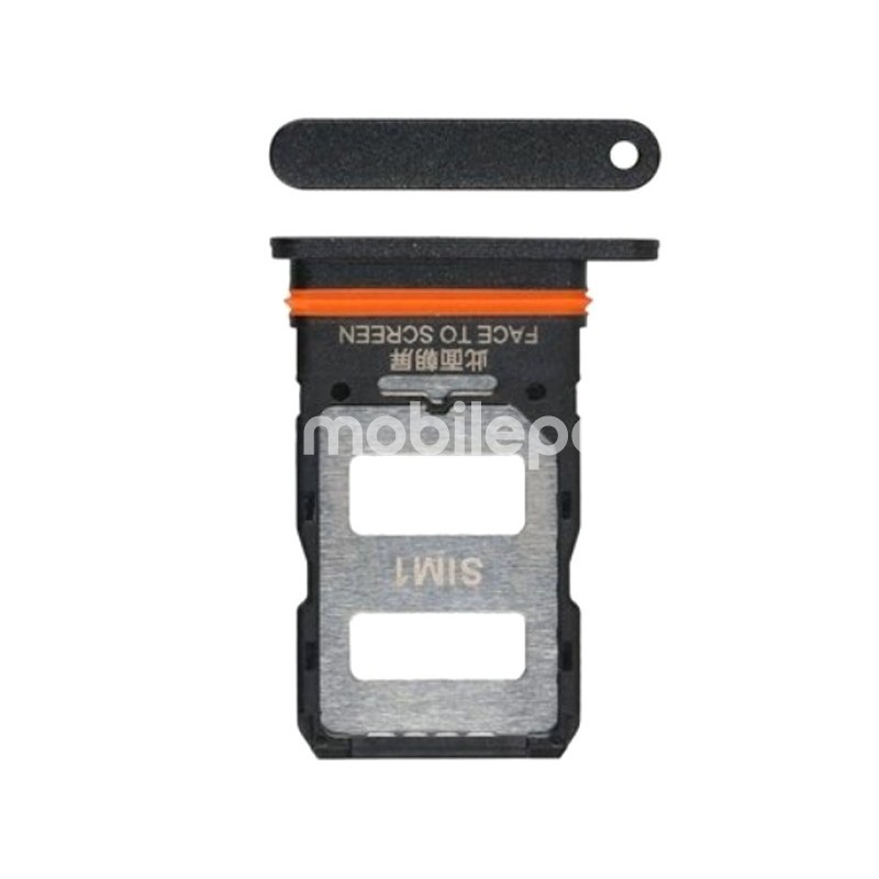 Dual Sim Card Tray Midnight Black Xiaomi Redmi Note 12 Pro+ 5G