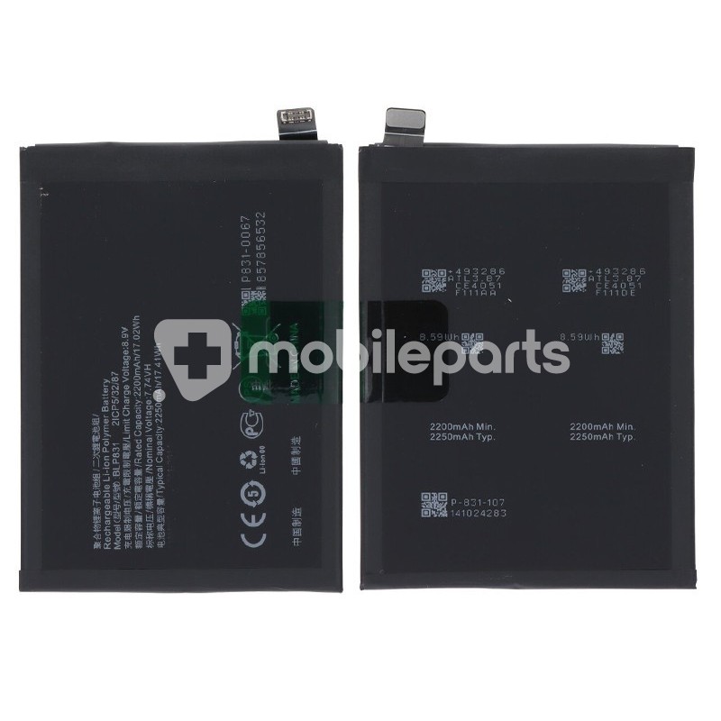 Battery BLP831 2250mAh OPPO Find X3 Pro No Logo