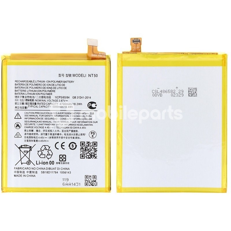Battery NT50 5000mAh Motorola Edge 20 Lite No Logo