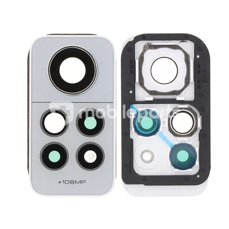 Rear Camera Lens + Frame Polor White Xiaomi Redmi Note 12 Pro 4G