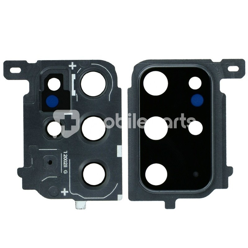 Rear Camera Lens + Frame Black Samsung SM-G985 - G986 S20+