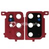 Rear Camera Lens + Frame Red Samsung SM-G985 - G986 S20+