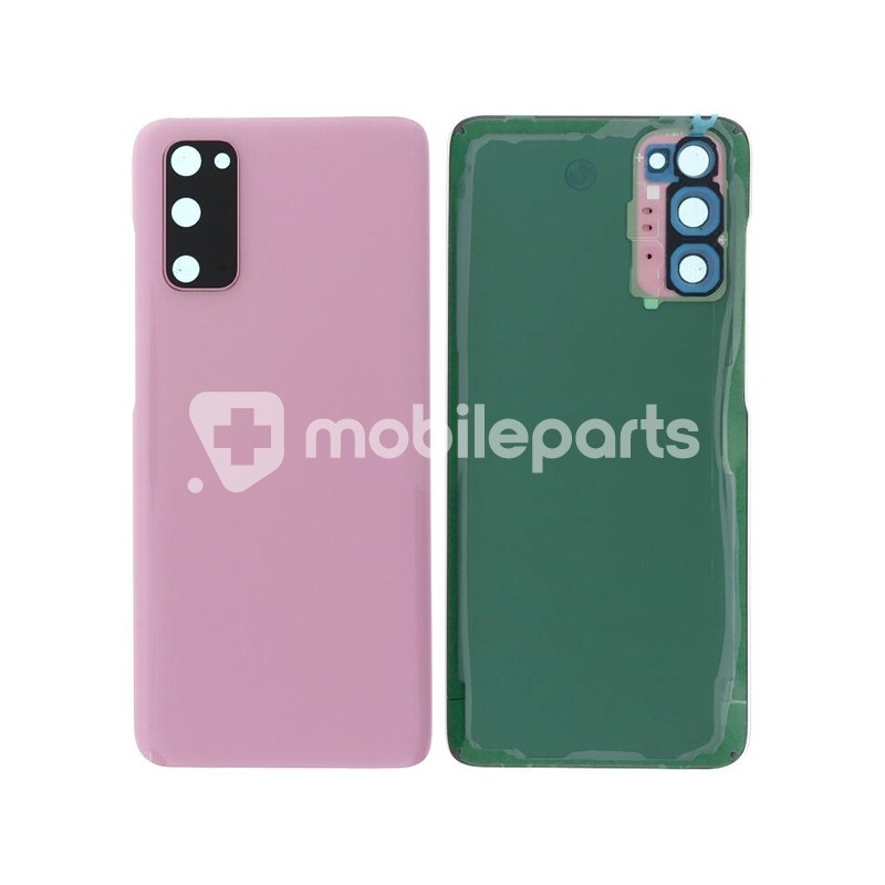 Rear Cover Pink + Camera Lens Samsung SM-G980 - G981 S20 No Logo