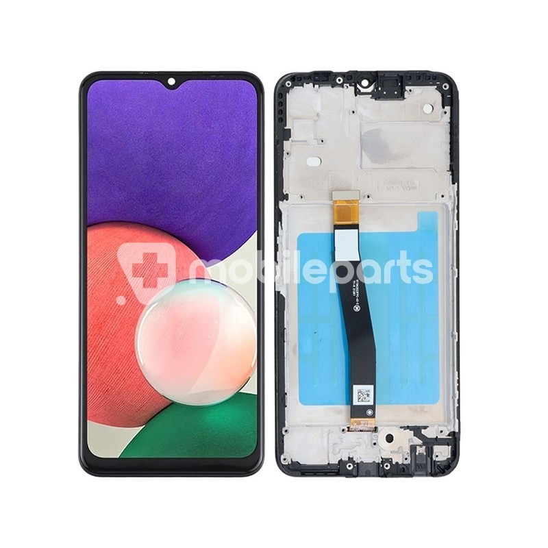 Display Touch + Frame Black Samsung SM-A226 A22 5G (IPS)