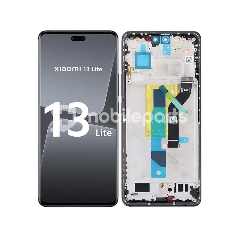 Display Touch + Frame Black Xiaomi 13 Lite (PULLED)